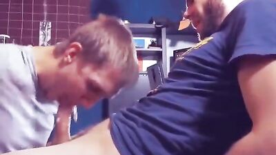 straight guy gets sucked by fag2 - free gay porn