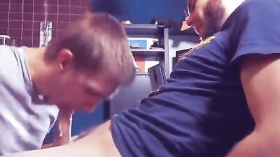 straight guy gets sucked by fag2 - free gay porn