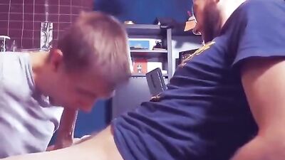 straight guy gets sucked by fag2 - free gay porn