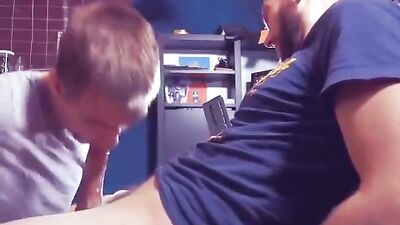 straight guy gets sucked by fag2 - free gay porn