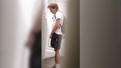 college urinal spy i - free gay porn
