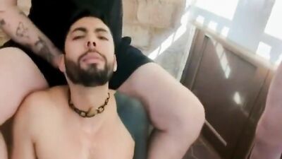 the brutal sadistic master returns to empty a subs guts - free gay porn