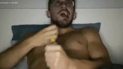 your favorite spanishfag goons again for his coach - free gay porn