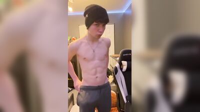 white young teen with a monster cock - free gay porn
