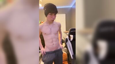white young teen with a monster cock - free gay porn