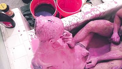 twink messy session in gunk mucus - free gay porn