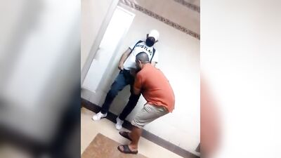 more guys horny cock hard cottaging in restroom - free gay porn