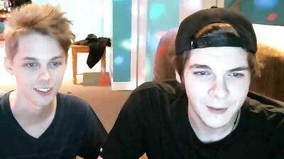 straight blonde guy and gay friend - free gay porn