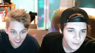 straight blonde guy and gay friend - free gay porn