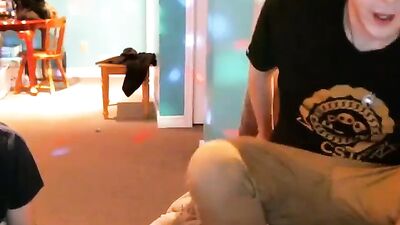 straight blonde guy and gay friend - free gay porn