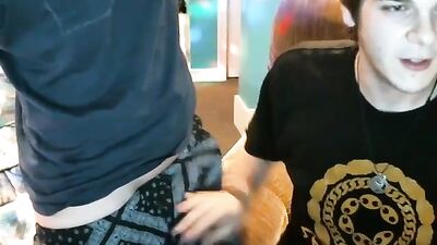 straight blonde guy and gay friend - free gay porn