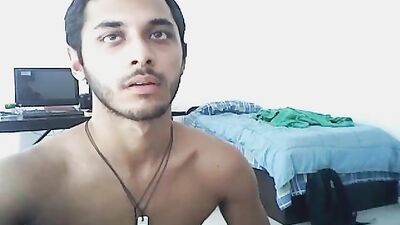 cute brown boy with a hard on - free gay porn