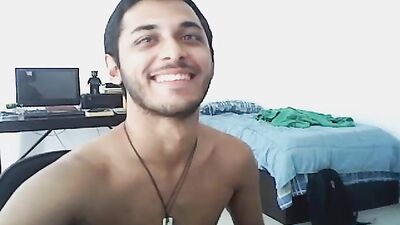 cute brown boy with a hard on - free gay porn