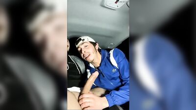 french str8 friends suck each other in car eat cum 2 - free gay porn