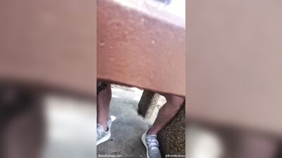 dared to jerk str8 guy at picnic table - free gay porn