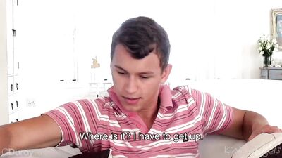 andy is one shy boy