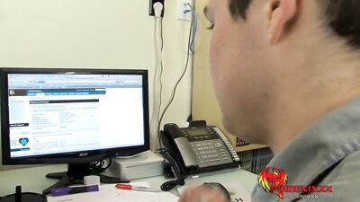 dustin fucks wesley in the workplace