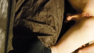 Jacking off with Ass Play and Cumshot 