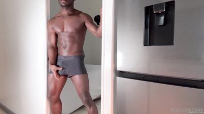 blacktarzanx Post 'I woke up Horney and decided to show you' by 'blacktarzanx' from OF - free gay porn