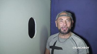Polfyfer & Jess Royan - Jess fucked by TBM polfyfer in glory holes - free gay porn