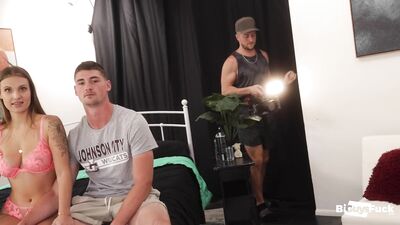 Bisexual Guys Fuck - Jay Tate's Rock Hard Cock Plows Jordan Joseph and Kenzie Love! - free gay porn