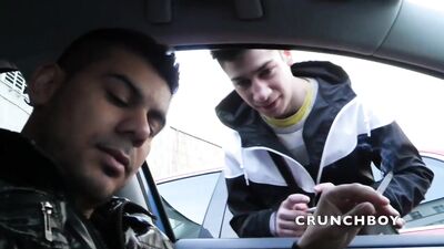 Denis Borisov & Mike Davis - Curious straight dude fucked deep in Prague - free gay porn