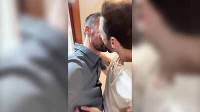 Zalthy - Gay couple at a hotel first time together - free gay porn