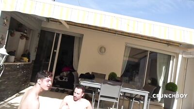 Sako Twink & Jimy Le Breton - Jimy well fucked by Sako under the Bordeaux sun - free gay porn