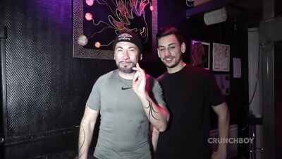 AD 63 & Delta Kobra - Young guy from Clermont Ferran fucked by two guys in Lyon at the Onyx - free gay porn
