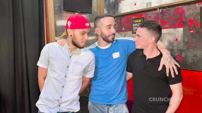 Victor Deex & Daniel Richards - Young straight latino man fucks a transboy for the first time - free gay porn