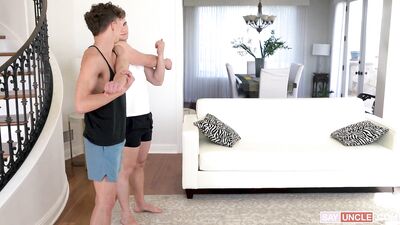 BrotherCrush - Jack Valor Jack Waters - Push-Up Competition How Many Can My Stepbrother - gay porn video