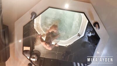 Suck In The Hot Tub - Mika Ayden And Dimitri Venum - gay porn video
