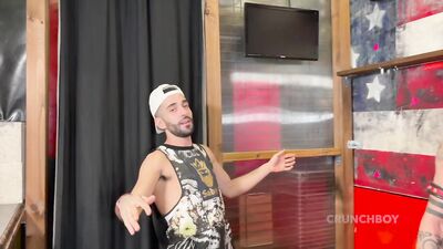 Max Duran fucked by Apolo Adrii and Roni - gay porn video
