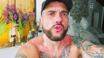 Jacuzzi Masturbation - gay porn video