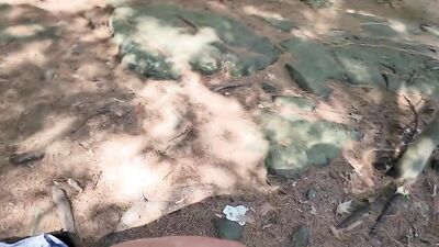 Sucked off on a hike - gay porn video