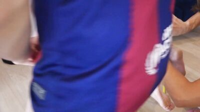 Liam Harding Zalthy Sanz - Trio of football players - gay porn video