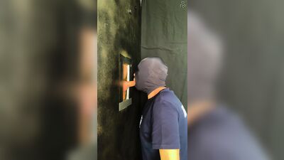 Gloryhole visit - gay porn video