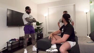 OnlyDurden - Interracial Bedroom Foursome - gay porn video