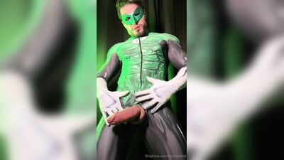 Rico Marlon Big thick Lantern Green - Masturbation Big thick Loads of Milk - gay porn video