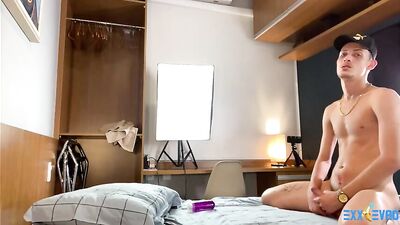 Estevao Oliveira - Gifted young man gave me a milk bath, all over the place! - gay porn video