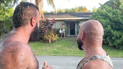 Alex Tikas, Latinrelax & Evan Sterling - Trashy Neighbor Part 1 - gay porn video