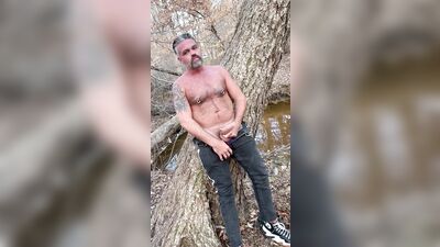 Into the Woods - Naked & Jerkin It Daddy Lance (Lance Navarr - gay porn video