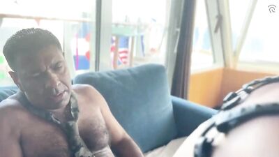 Collab from The Boat of Love @MagicMikeHung1 fucks breeds @thetipsytwink - gay porn video