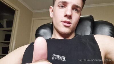 Connor Peters - Self Sucking my hard wet dick after the gym - gay porn video