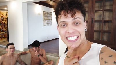 Matteo & Guilherme Machado - Bareback (Se chover la fora e pica aqui dentro) 2021-11-25 Making-Of - gay porn video