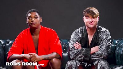 Babyfaced Hot Chocalate Flip Fucks Muscle - Ty Santana & Michael Boston - gay porn video
