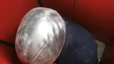 Deepthroat ARG in Glory HOLE! JOHN BRACHALLI - gay porn video