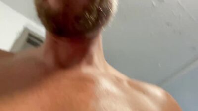 Jake Lawrence pumps a load in Justin Eros in stairwell Jake - gay porn video