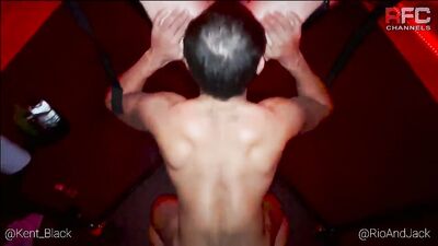 Dungeon 3WAY with Kent Black RioAndJack - gay porn video