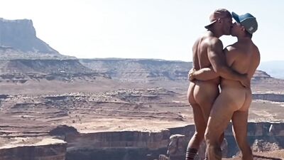 Canyon Rim Fuck Rhys Dylan - gay porn video